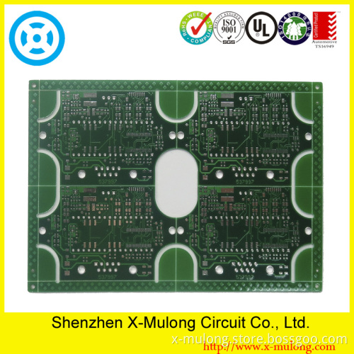4 Layer, 2.2mm Thickness, Matt Green Soldermask, Hal Leadfree, 2/2/2/2oz Finish